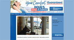 Desktop Screenshot of dougsheatingandairconditioning.com